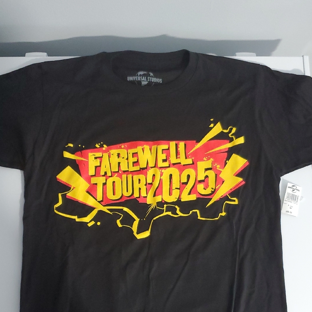 Universal Studios Ripride Farewell Tour 2025 T-Shirt S